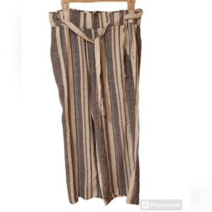 Indigo Rein Linen/Cotton Pants Size Large